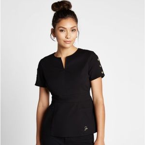 ❌SOLD❌ The Button Sleeve Top Scrub